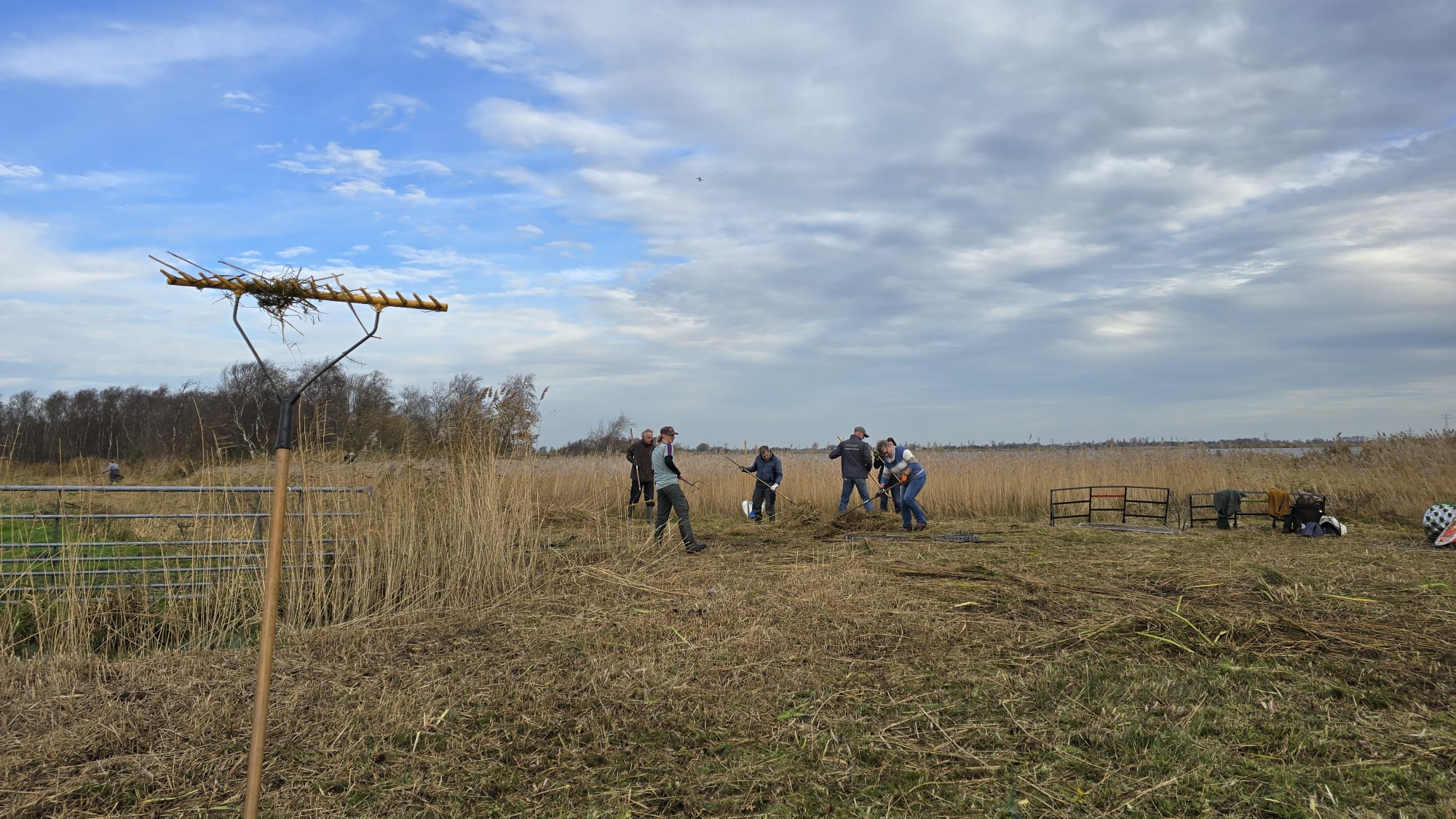 Werkochtend werkgroep Krommenieër Woudpolder